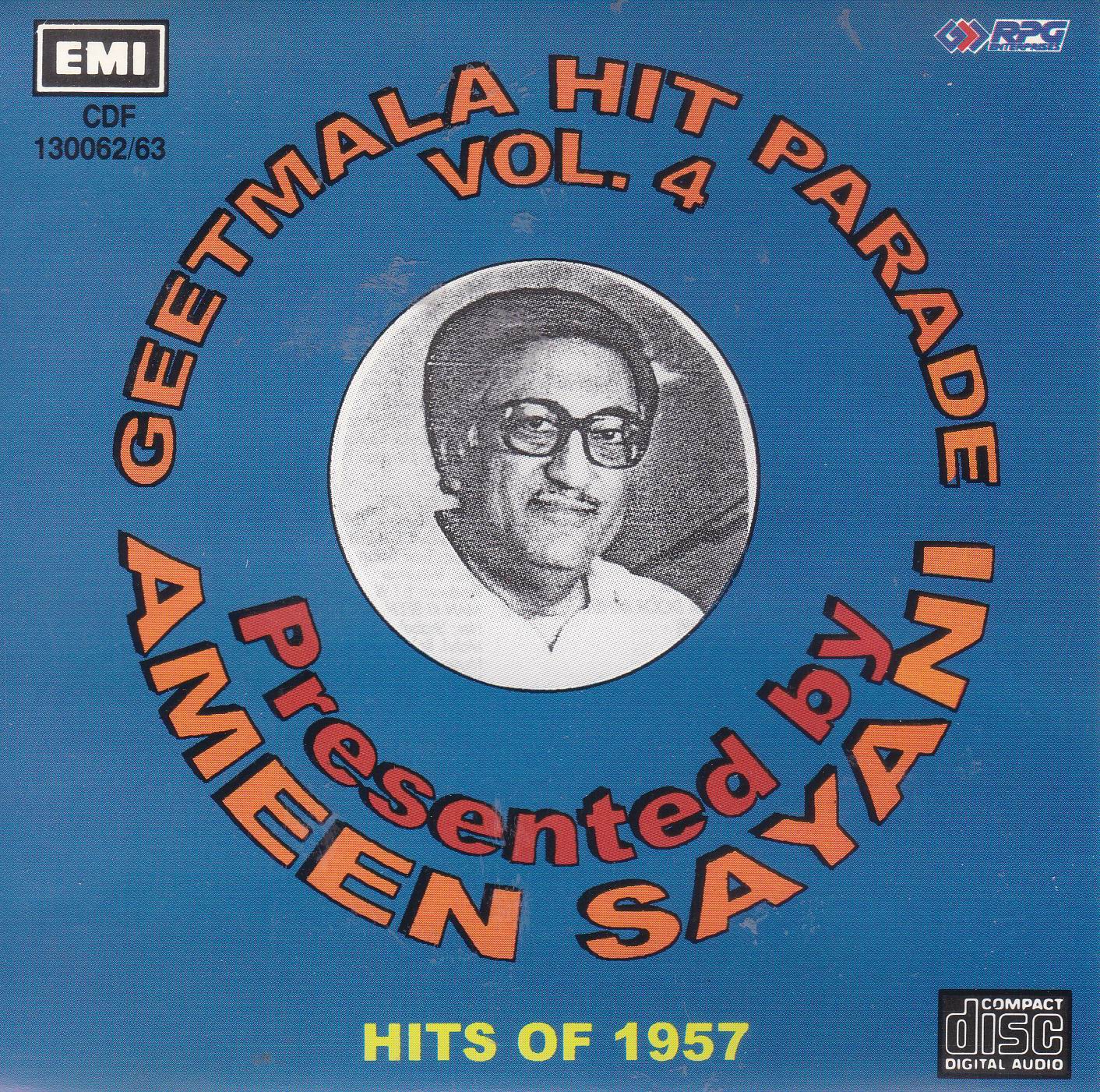 (image for) Ameen Sayani Binaca Geet Mala Hit Parade Vol 4 EMI Cd
