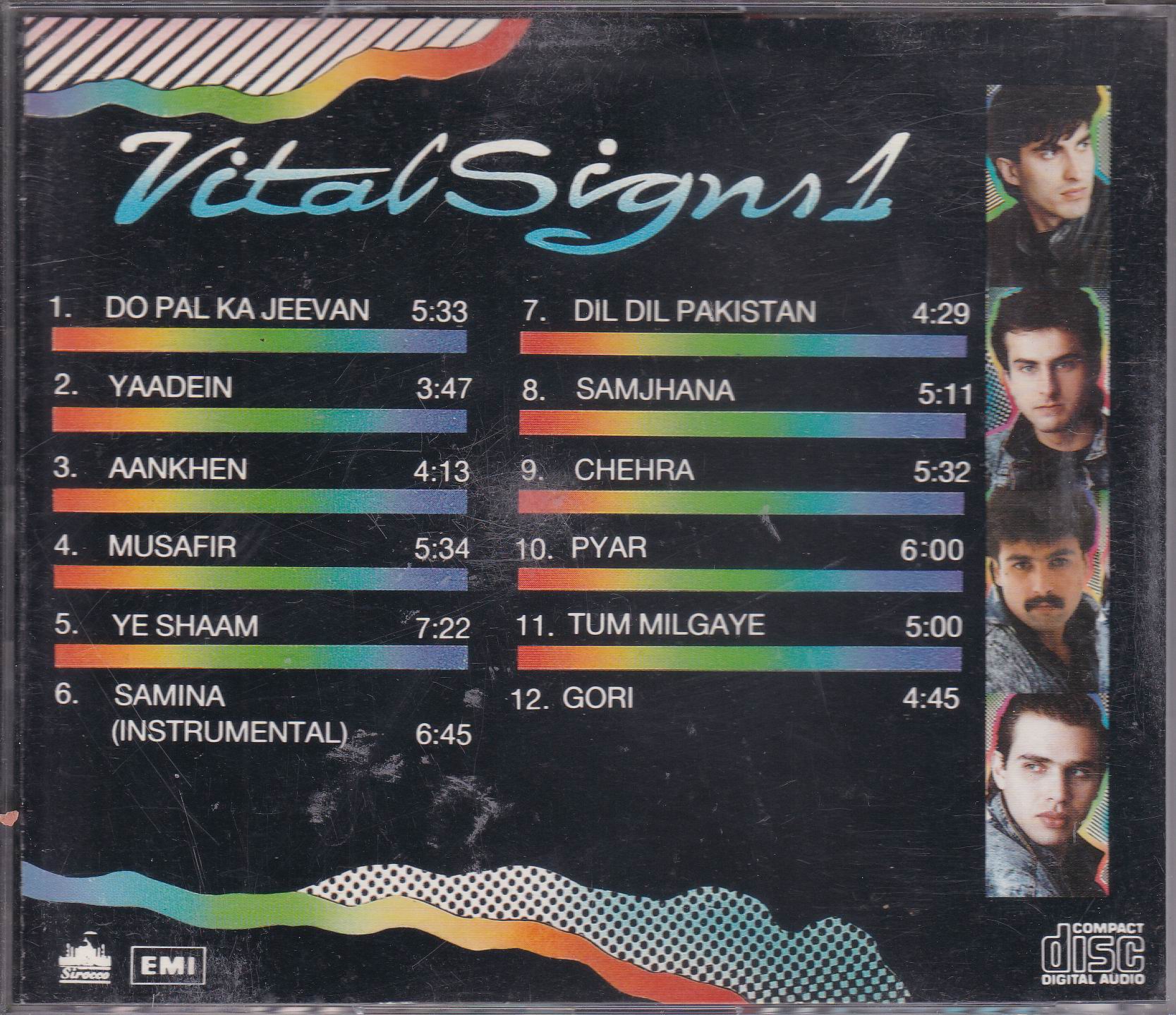Best Of Vital Signs EMI Cd Vol 1 - Click Image to Close