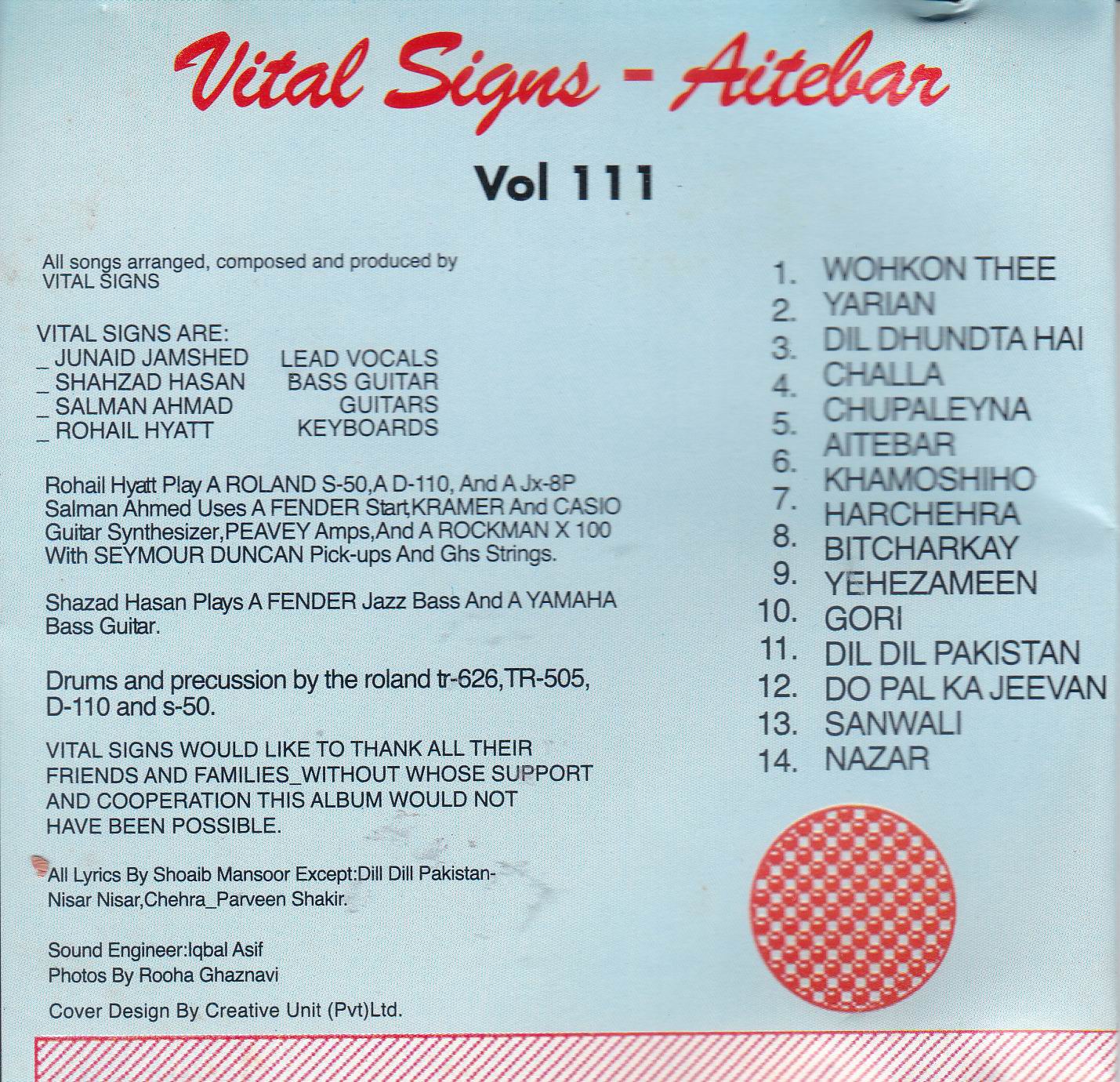 (image for) Best Of Vital Signs EMI Cd Vol 3