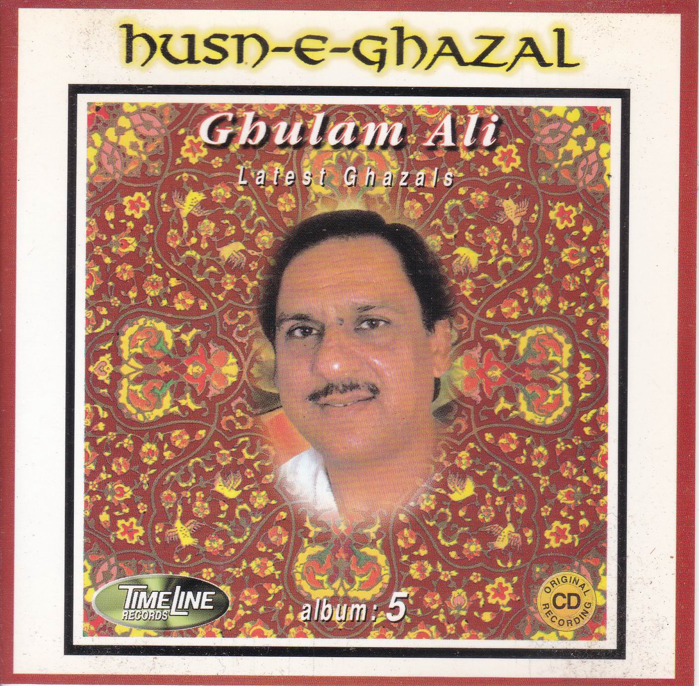 (image for) Best Of Ghulam Ali Vol 05 TL Cd Superb Recording