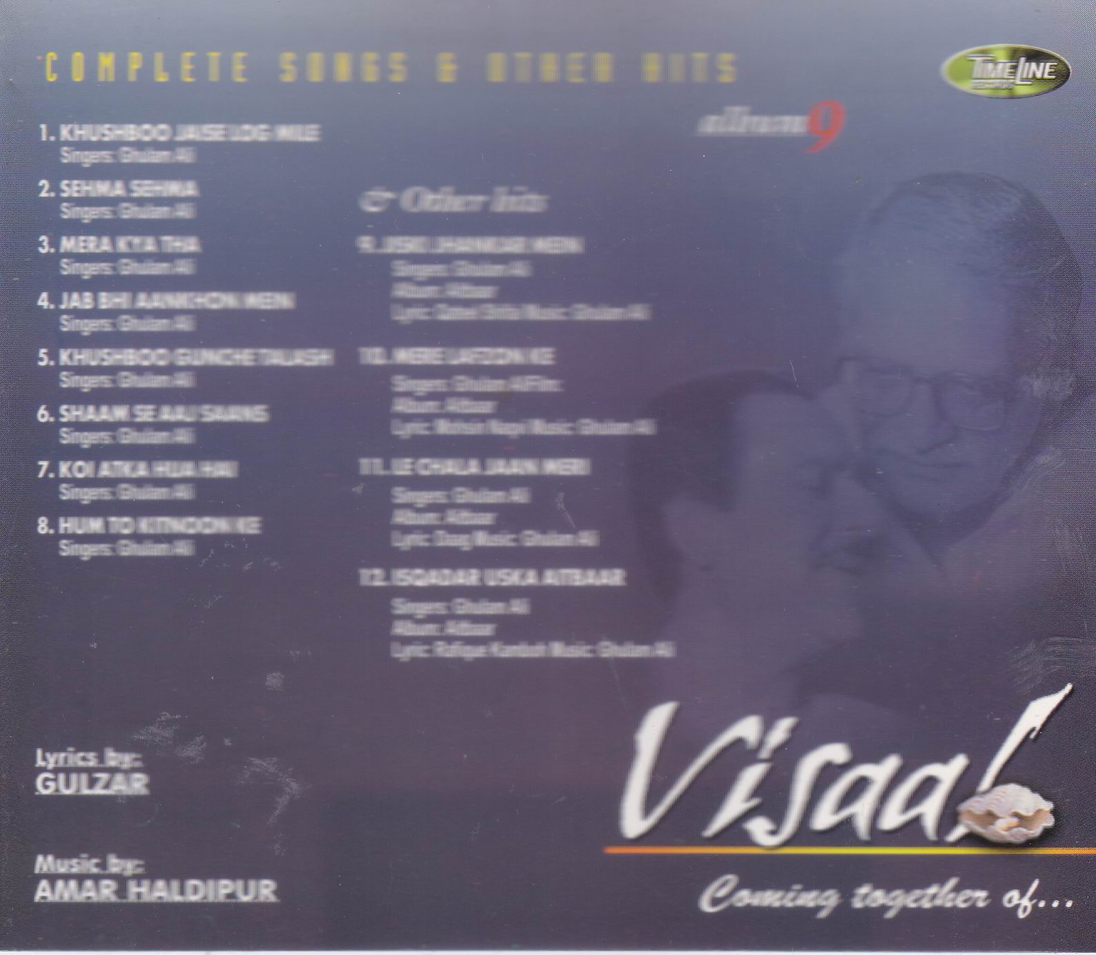 (image for) Best Of Ghulam Ali Vol 09 TL Cd Superb Recording
