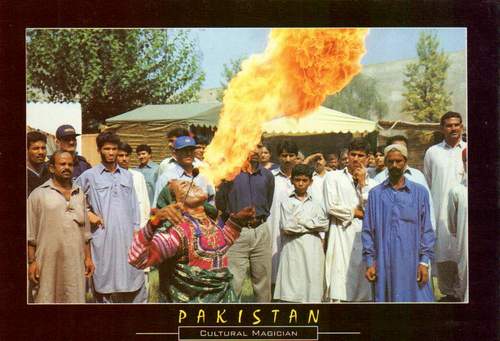 (image for) Pakistan Beautiful Postcard Cultural Magician