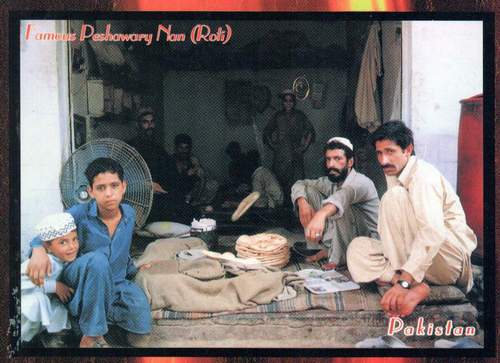 (image for) Pakistan Beautiful Postcard Famous Peshawari Nan Roti