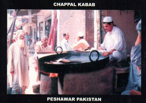 (image for) Pakistan Beautiful Postcard Chappal Kabab