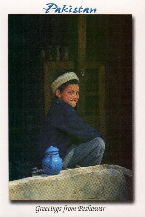 (image for) Pakistan Beautiful Postcard Tea Spot In Peshawar