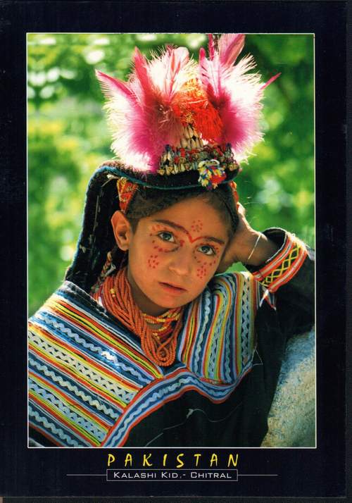 (image for) Pakistan Beautiful Postcard Kailash Girl Near Chitral