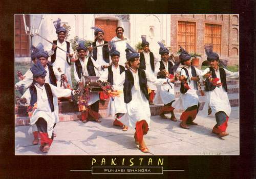 (image for) Pakistan Beautiful Postcard Punjabi Bhangra