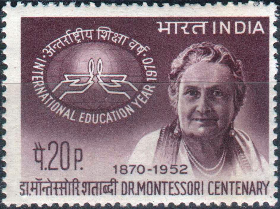 (image for) India 1970 Fdc Brochure Dr. Maria Montessori Nobel Prize