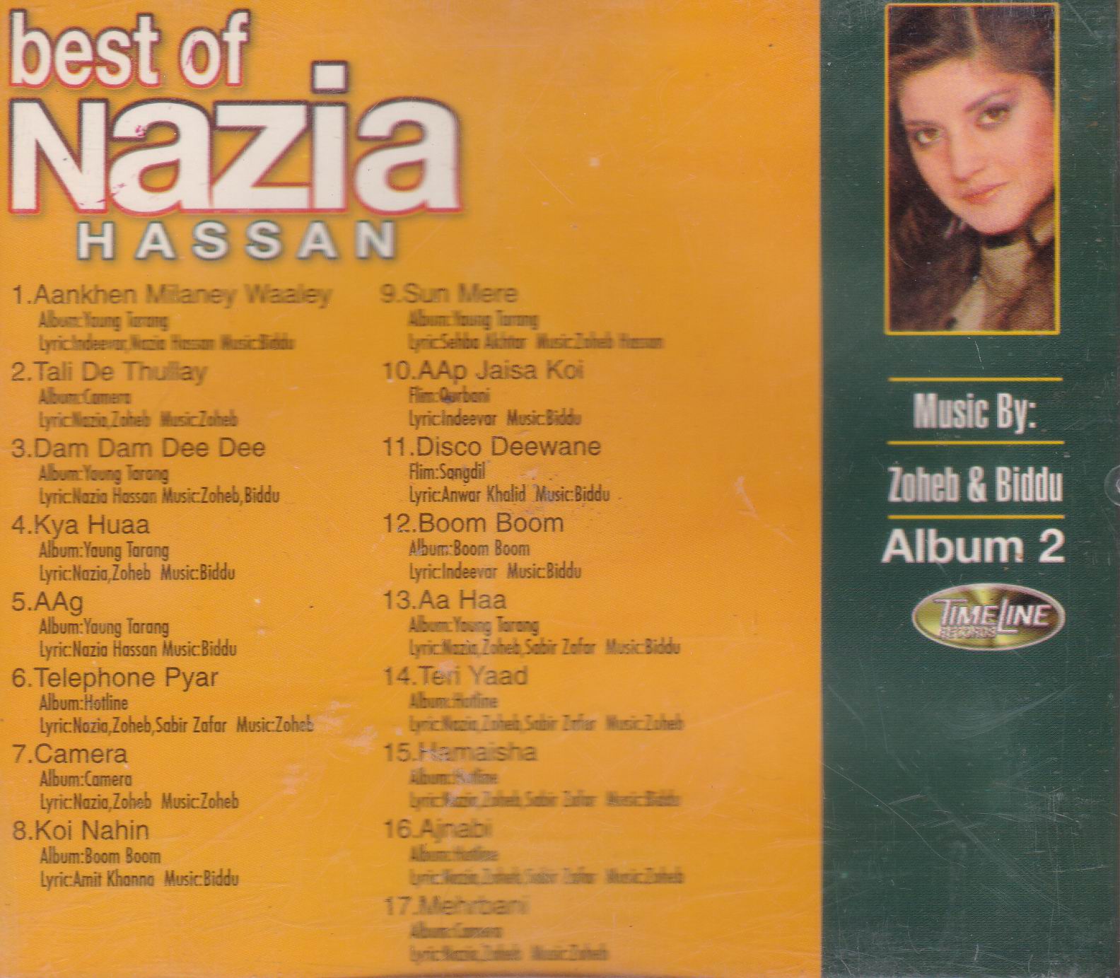 (image for) Best Of Nazia & Zoheb Hassan TL CD Superb Recording