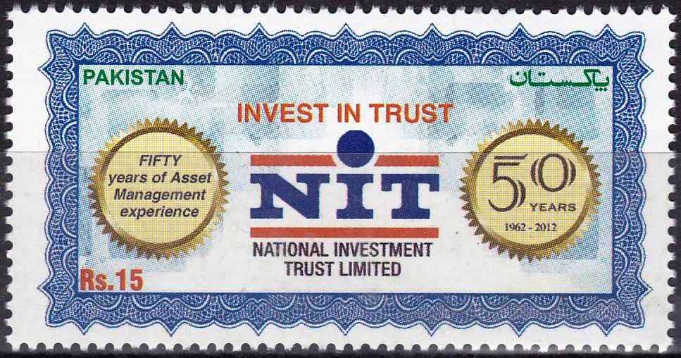 (image for) Pakistan Stamps 2012 National Investment Trust Ltd