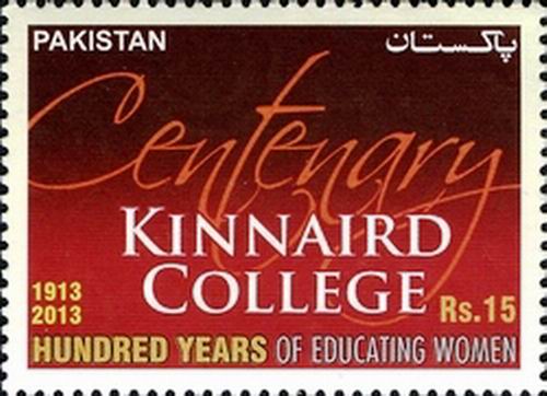 (image for) Pakistan Stamps 2013 Kinnaird College 100 Years Educating Women