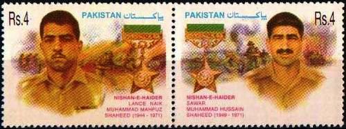(image for) Pakistan Stamps 2002 Nishan-e-Haider Series