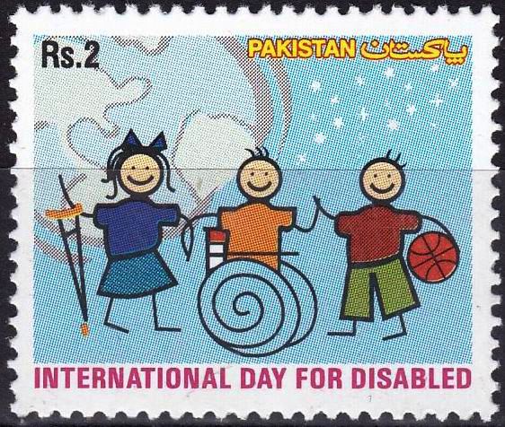 (image for) Pakistan Stamps 2003 International Day for Disabled