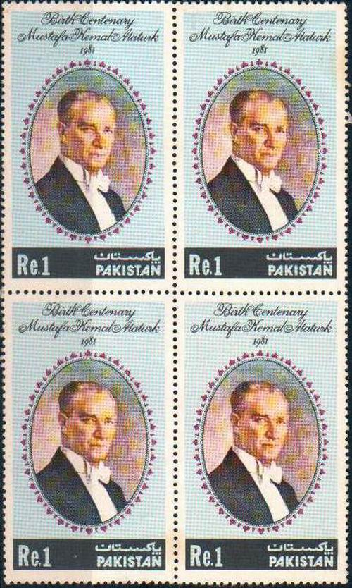 (image for) Pakistan Stamps 1981 Kemal Ataturk