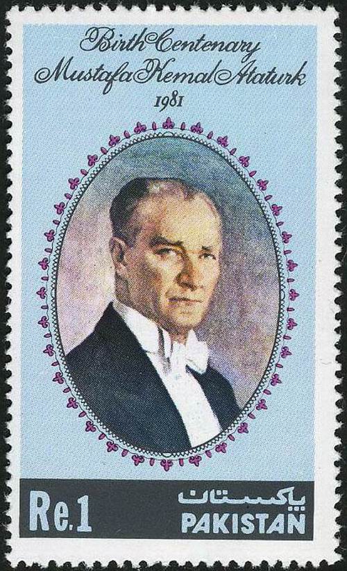(image for) Pakistan Stamps 1981 Kemal Ataturk
