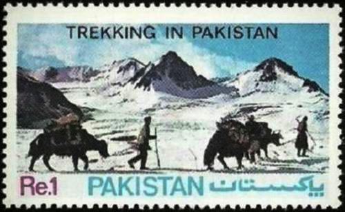 (image for) Pakistan Stamps 1983 Trekking in Pakistan