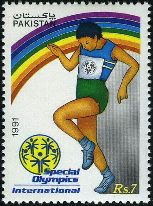(image for) Pakistan Stamps 1991 Special Olympic Games Disabled