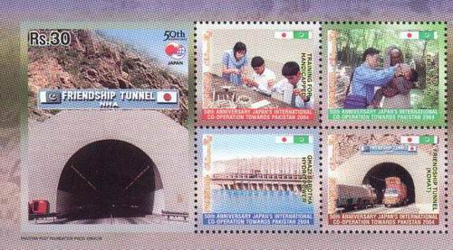 (image for) Pakistan 2004 Souvenir Sheet Pak Japan Polio Handicapped