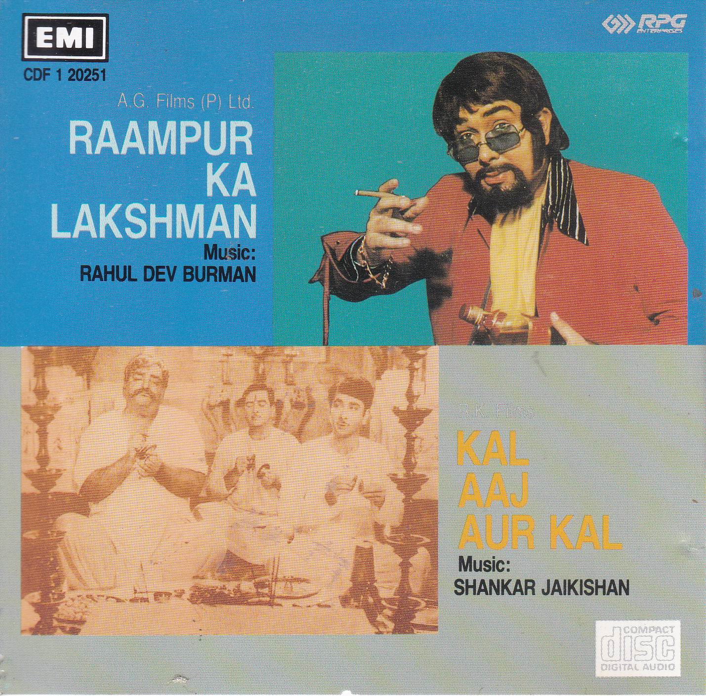 (image for) Indian Cd Raampur Ka LaksmanKal Aaj Aur Kal EMI CD