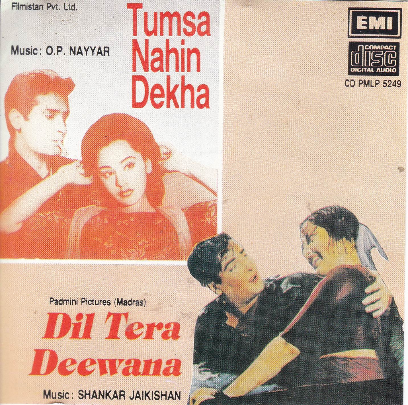 (image for) Indian Cd Tum Sa Nahin Dekha Dil Tera Diwana EMI CD