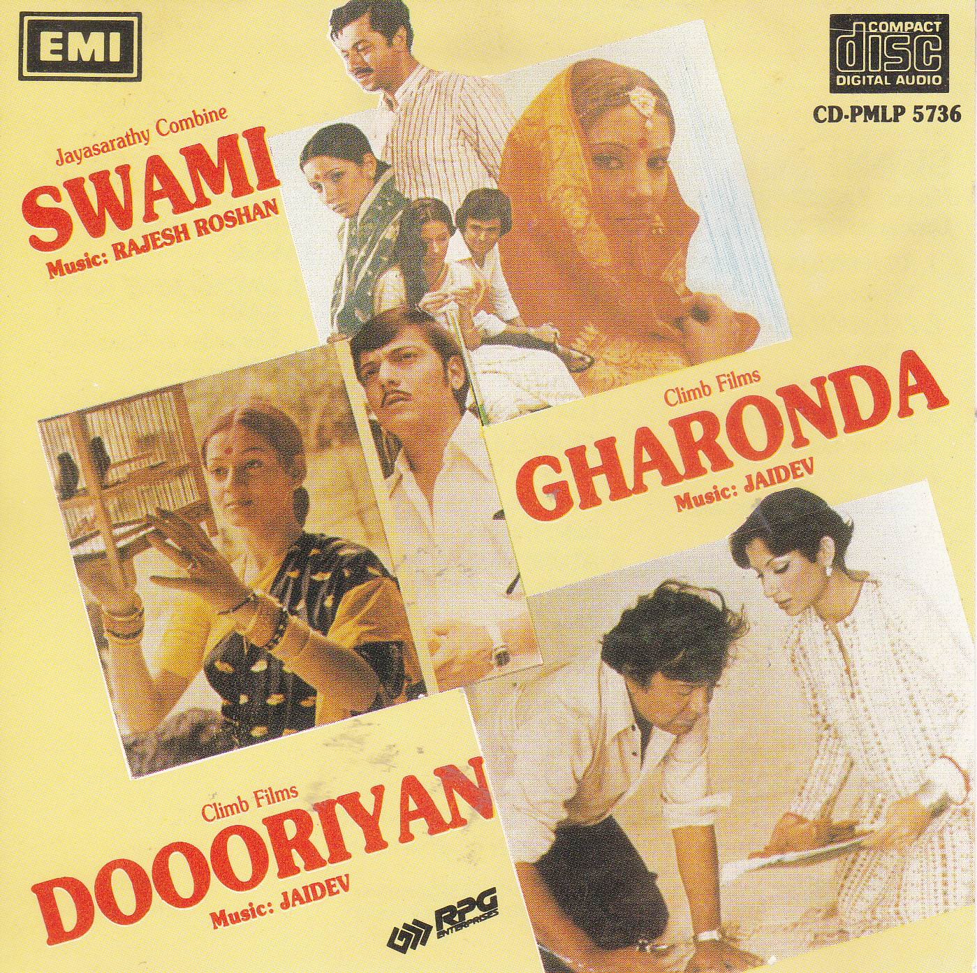 (image for) Indian Cd Swami Gharonda Dooriyan EMI CD