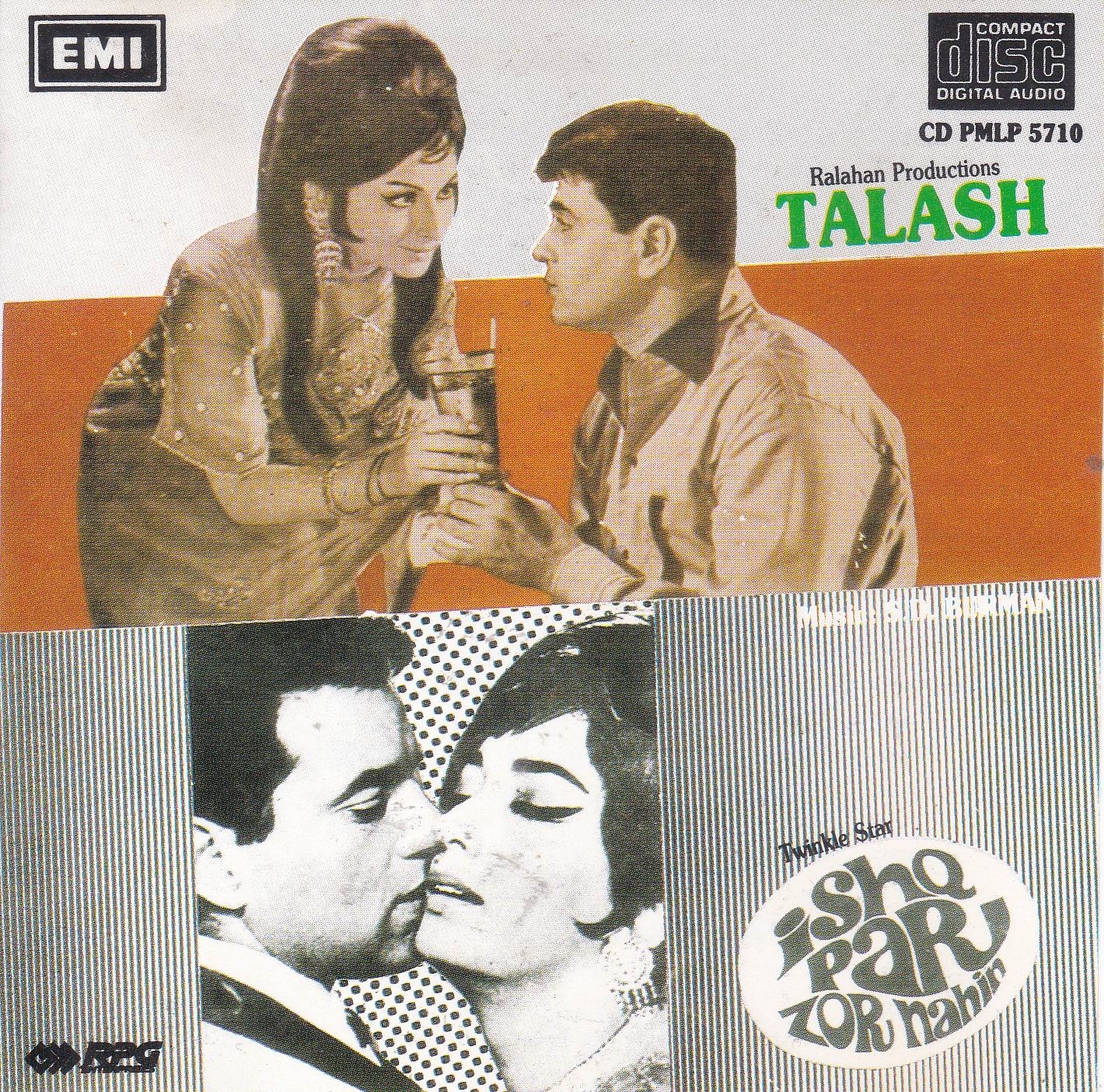 (image for) Indian Cd Talash Ishq Par Zor Nahin EMI CD