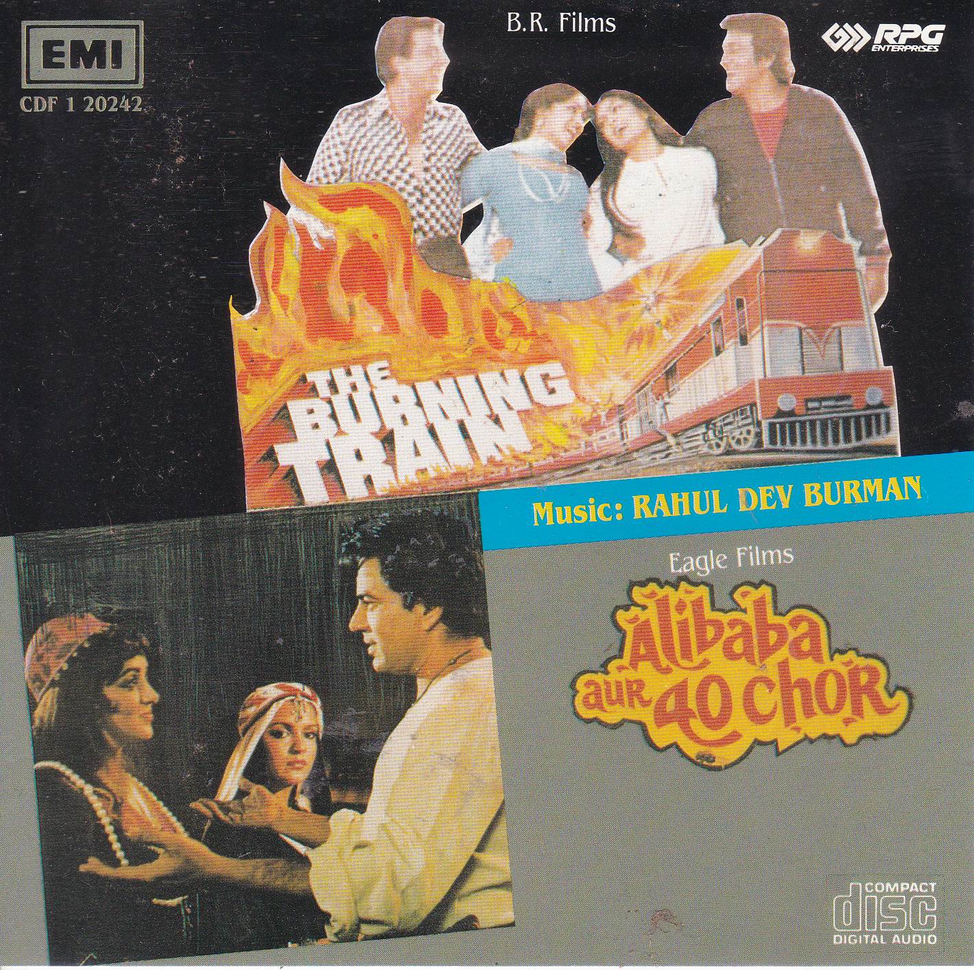 (image for) Indian Cd The Burning Train Ali Baba 40 Chor EMI CD