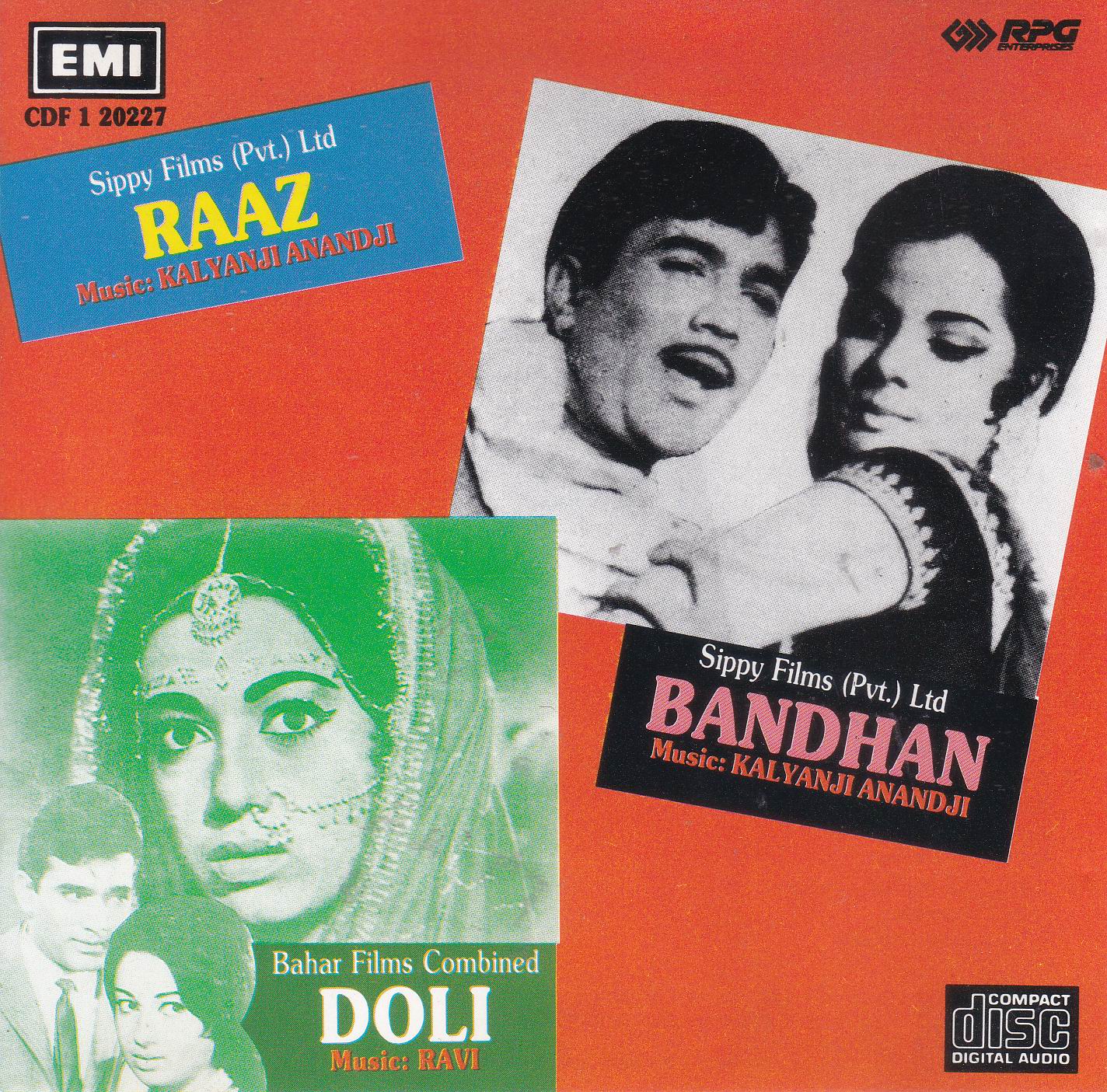 (image for) Indian Cd Raaaz Bandhan Doli EMI CD