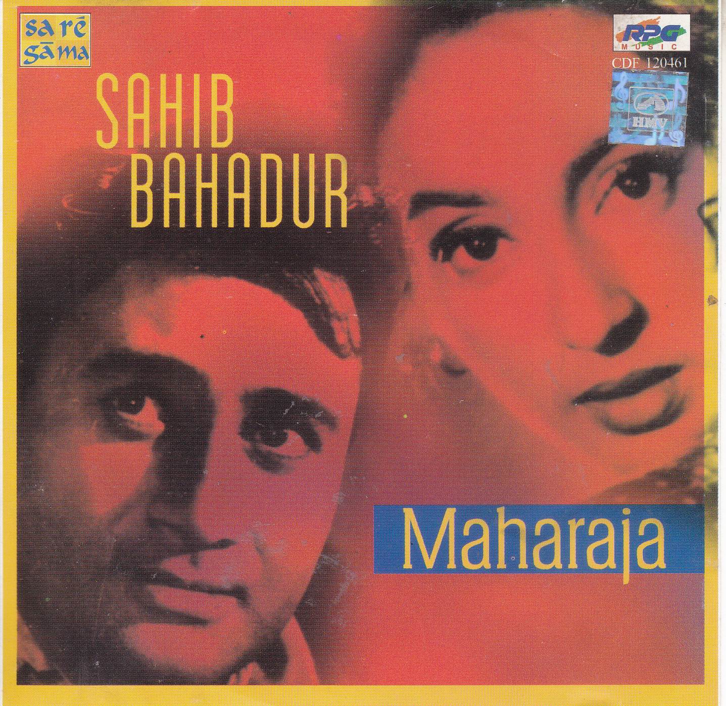 (image for) Indian Cd Sahib Bahadur Maharaja EMI CD