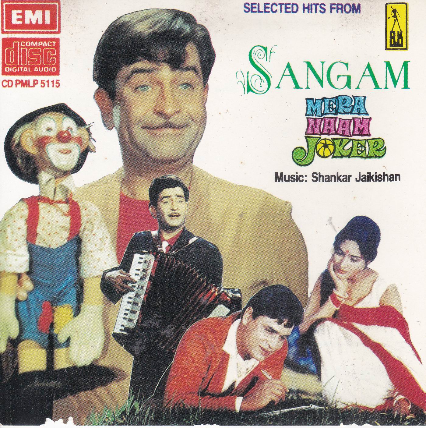 (image for) Indian Cd Sangam Mera Naam Joker EMI CD