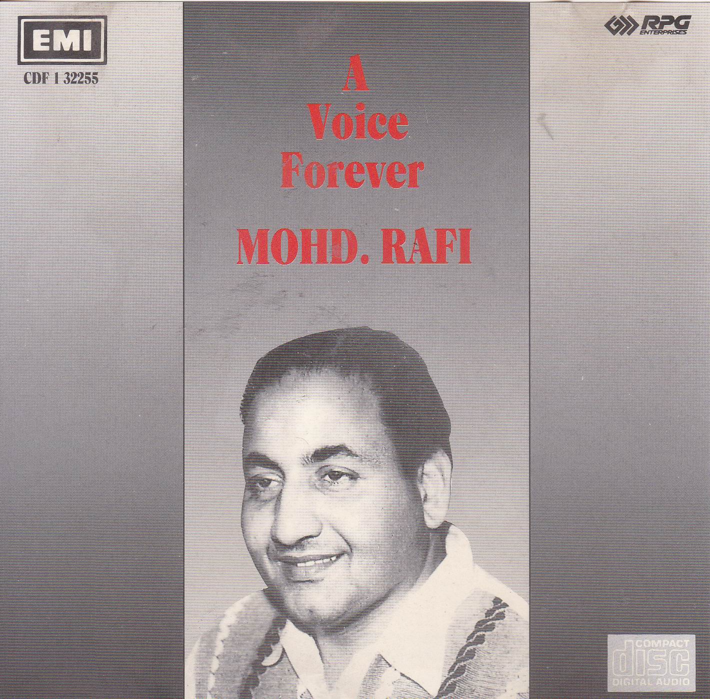 (image for) A Voice Forever Mohammad Rafi EMI CD