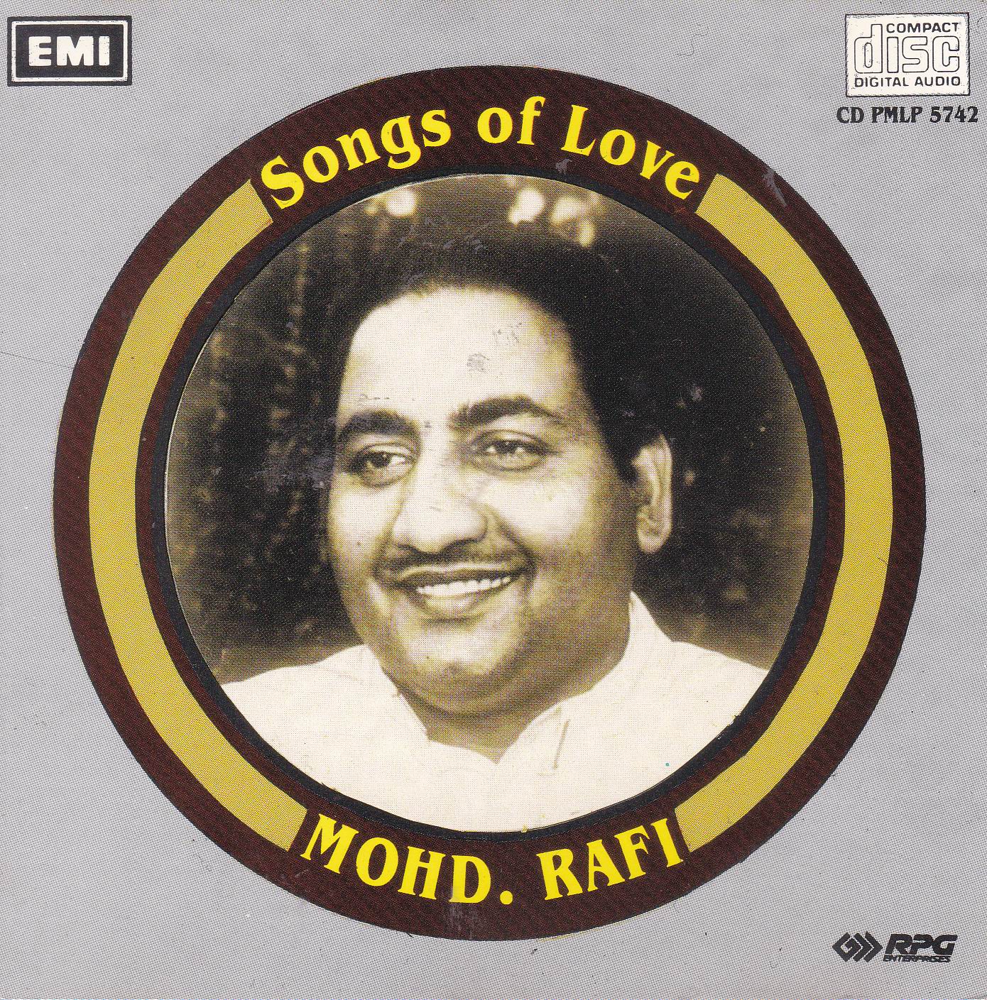 (image for) Songs Of Love Mohammad Rafi EMI CD