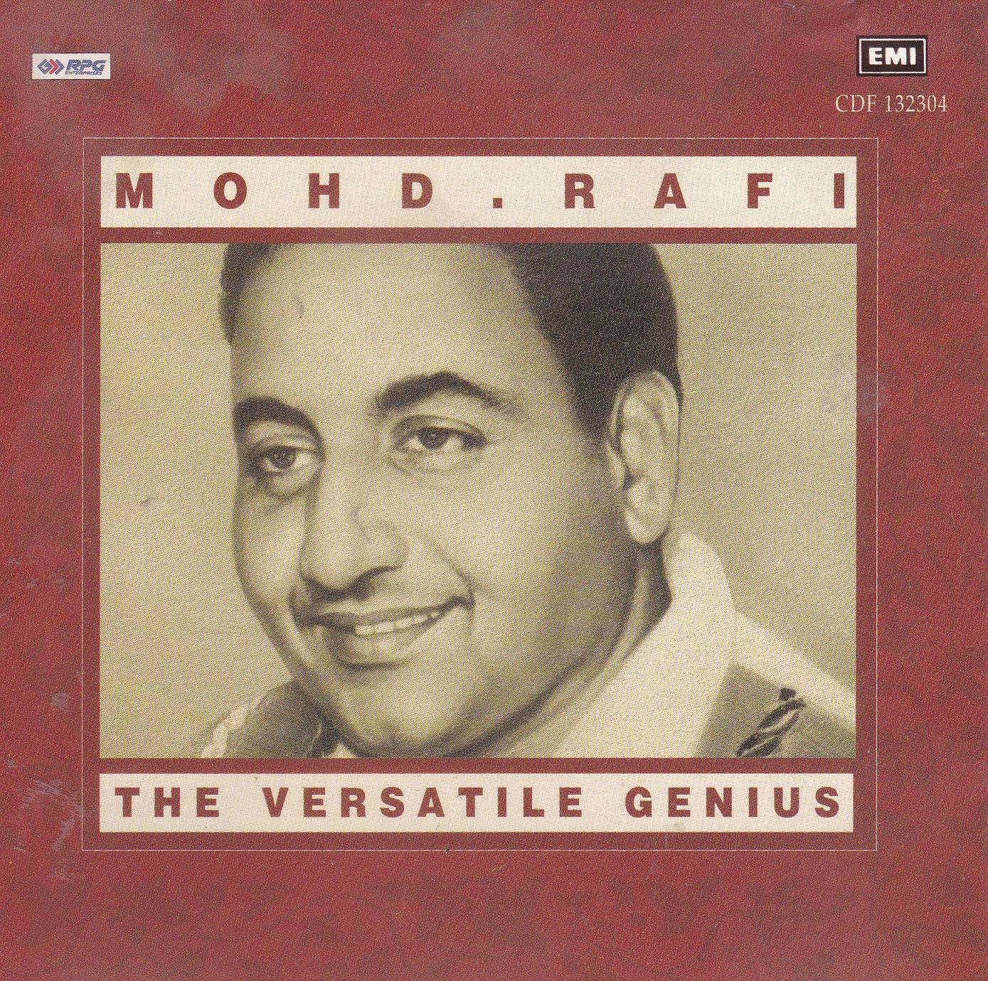(image for) The Versatile Genius Mohammad Rafi EMI CD