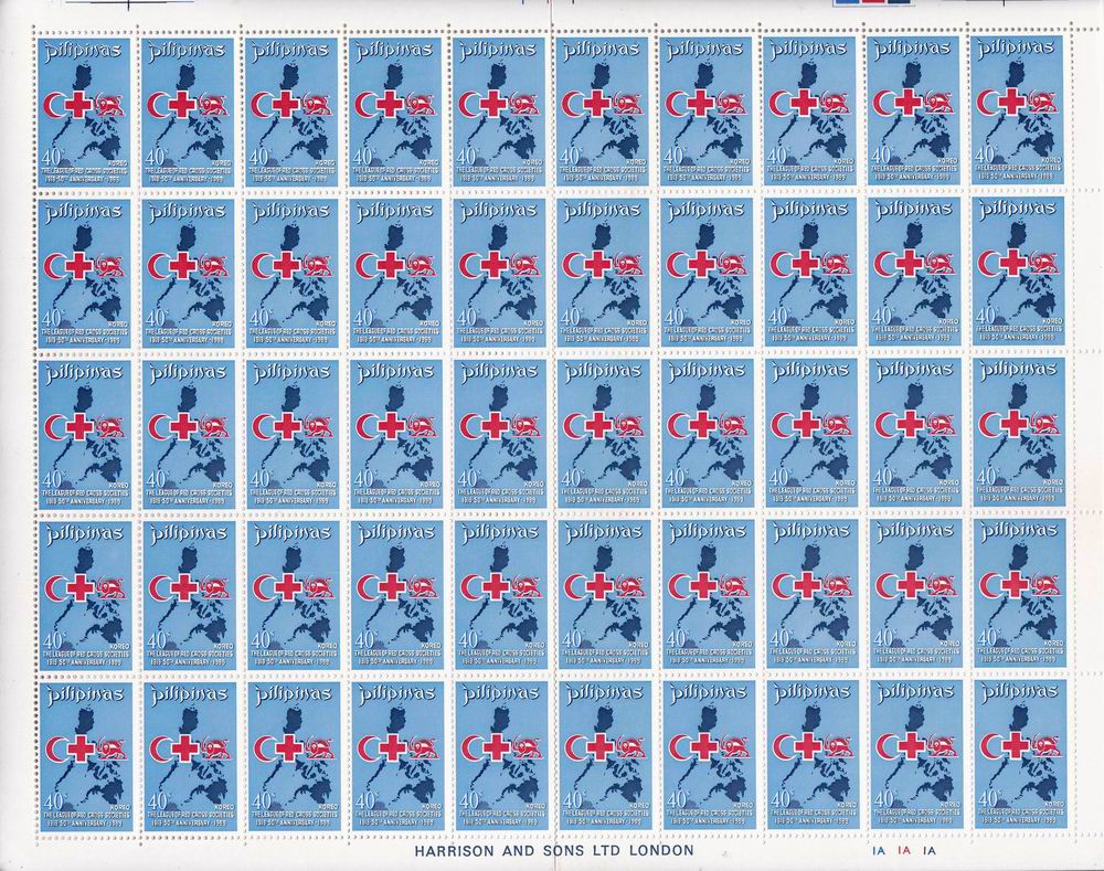 (image for) Philippines 1969 Stamps Anniversary League Of Red Cross Society