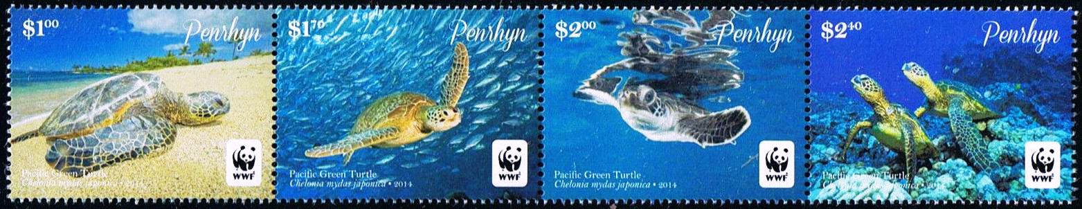 (image for) WWF Samao 2016 S/Sheet & Stamps Turtles MNH