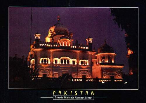 (image for) Pakistan Beautiful Postcard Smade Maharaja Ranjit Singh