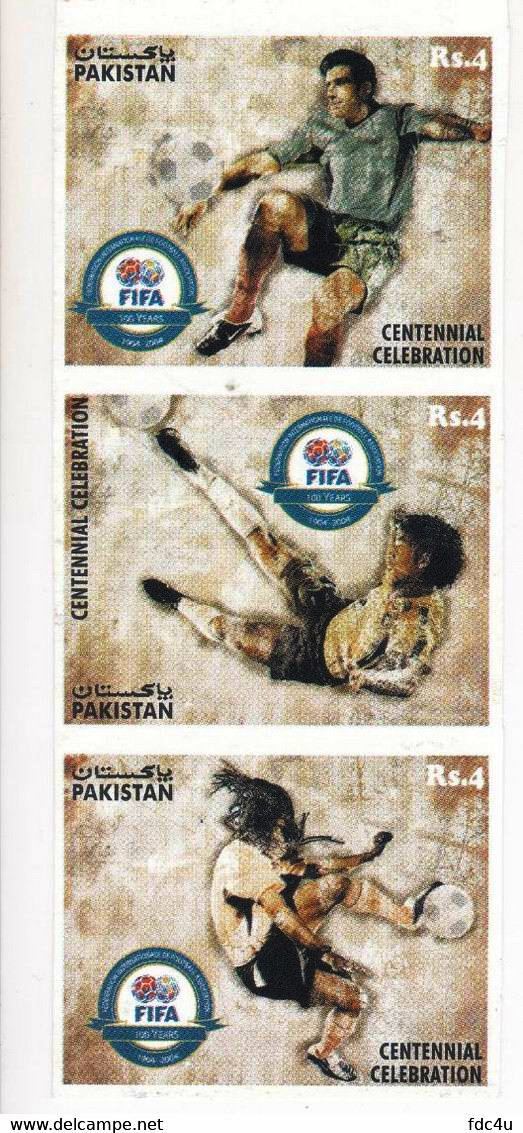 (image for) Pakistan Stamps 2004 Fifa Centennial Football Unissued