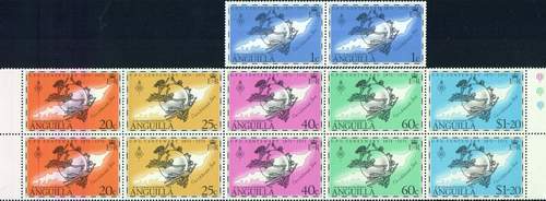 Anguilla 1974 S/Sheet & Stamps Centenary Of UPU MNH - Click Image to Close