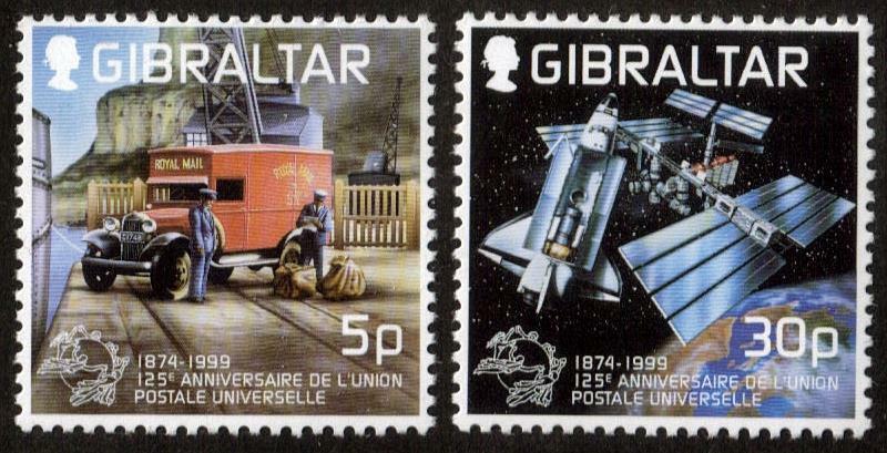 (image for) Gibraltar 1999 Stamps 125th Anniversary Of Of UPU MNH