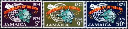 Jamaica 1974 Stamps Centenary Of UPU MNH