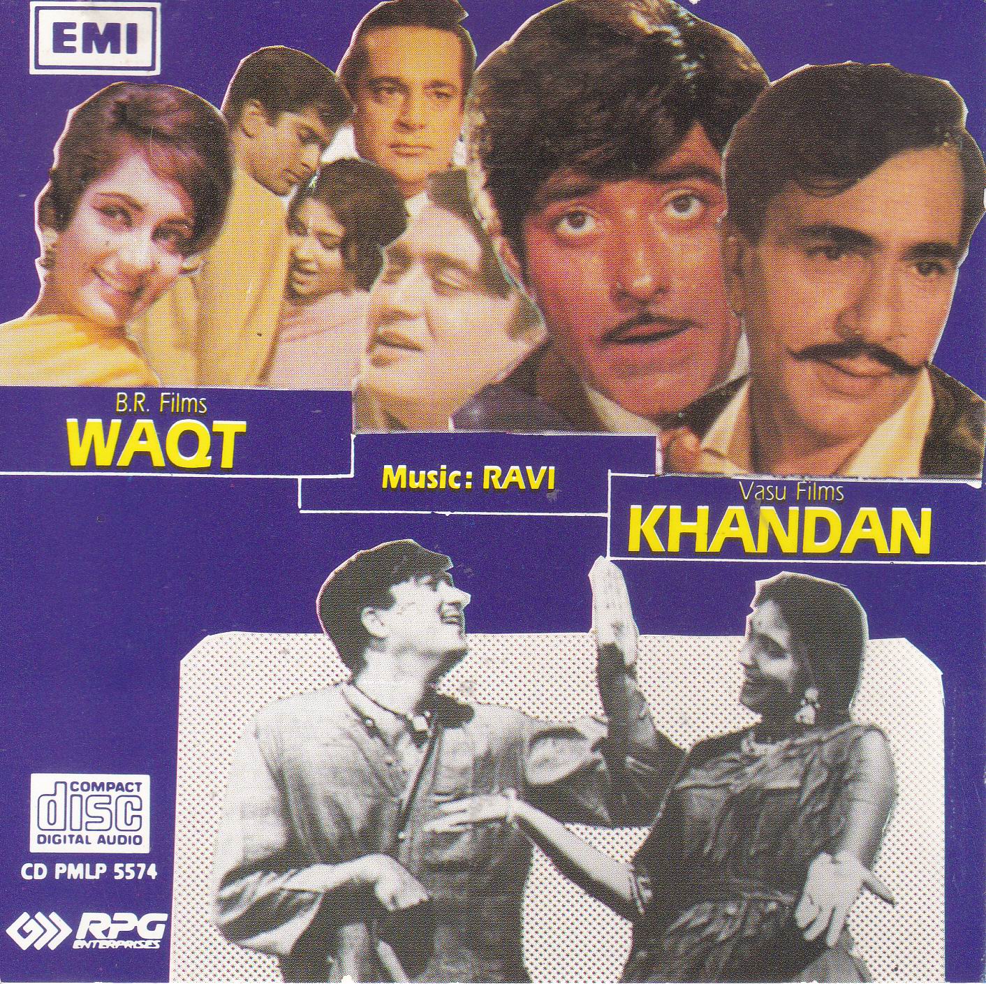 (image for) Indian Cd Waqt Khandan EMI CD