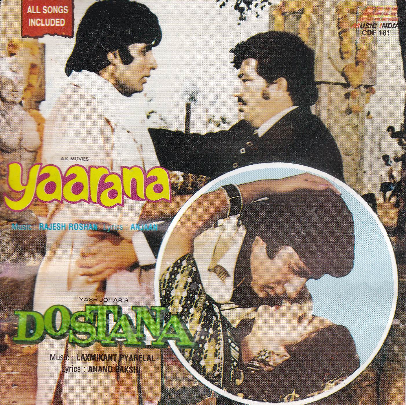 (image for) Indian Cd Yaarana Dostana Music India CD