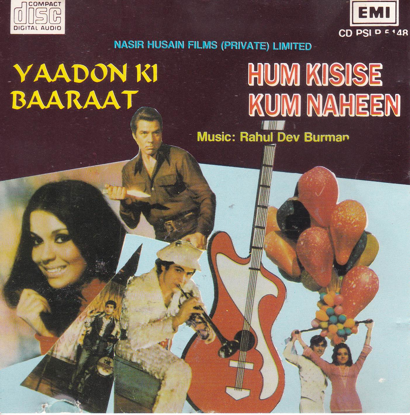 (image for) Indian Cd Yaadon Ki Baarat Hum Kisi Se Kum Nahin EMI CD