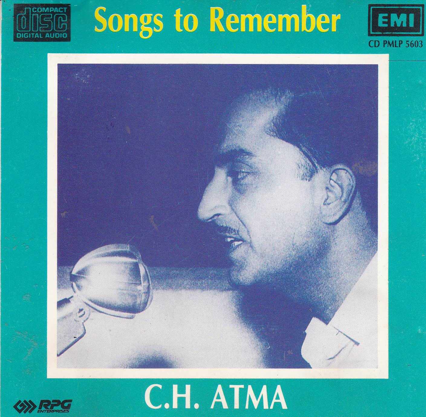 (image for) Songs To Remember C H Atma EMI CD