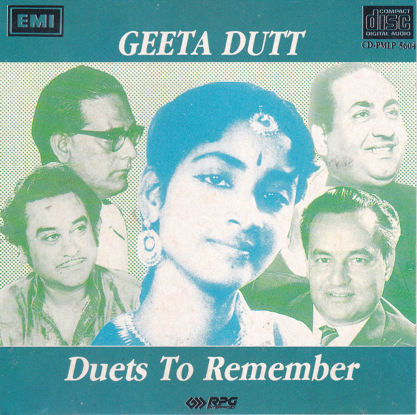 (image for) Duets To Remember Geeta Dutt EMI CD