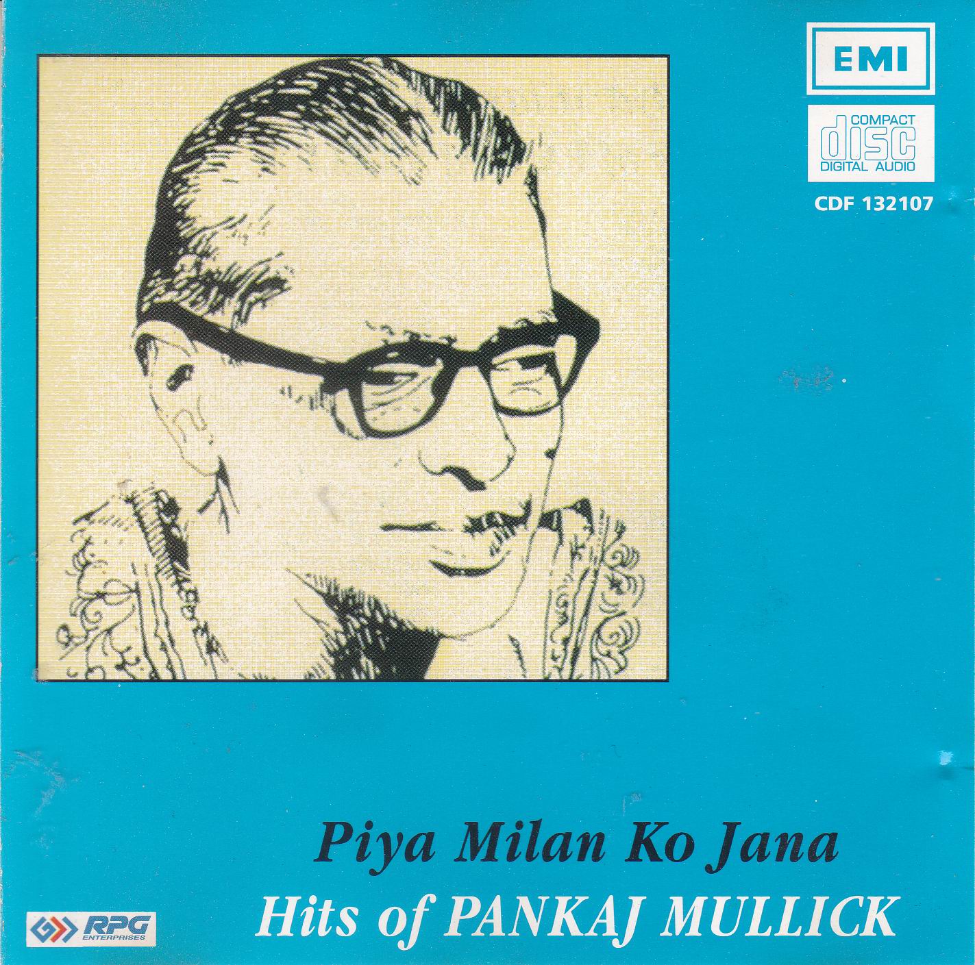 (image for) Pankaj Mullick Piya Milan Ko Jana EMI CD