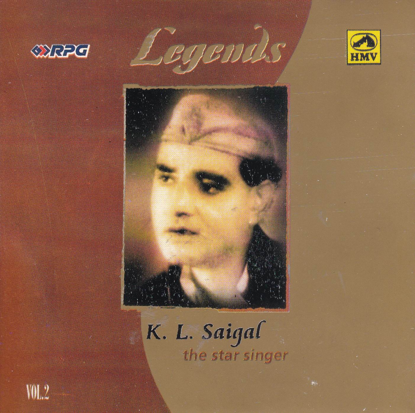 (image for) Indian Cd Legend K L Saigal Vol 2 EMI CD
