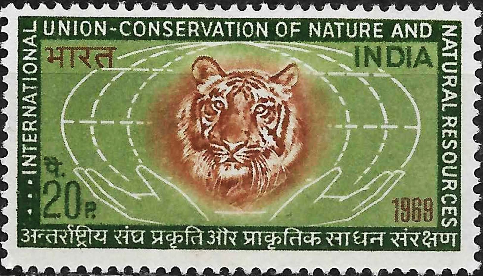 India 1969 Fdc & Stamp Conservation Of Nature Tiger - Click Image to Close