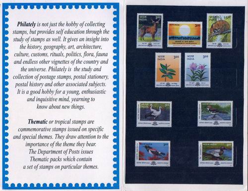 (image for) India 2000 Special Thematic Pack Migratory Birds Etc