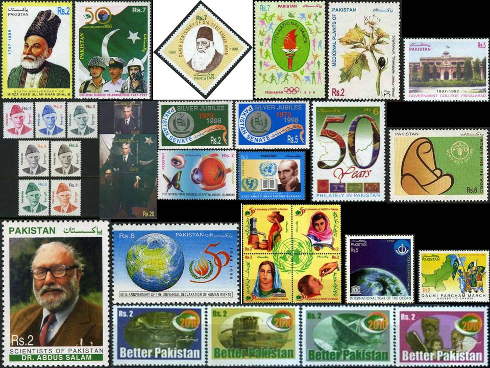 (image for) Pakistan Stamps 1998 Year Pack Table Tennis Abdus Salam Nobel Pr